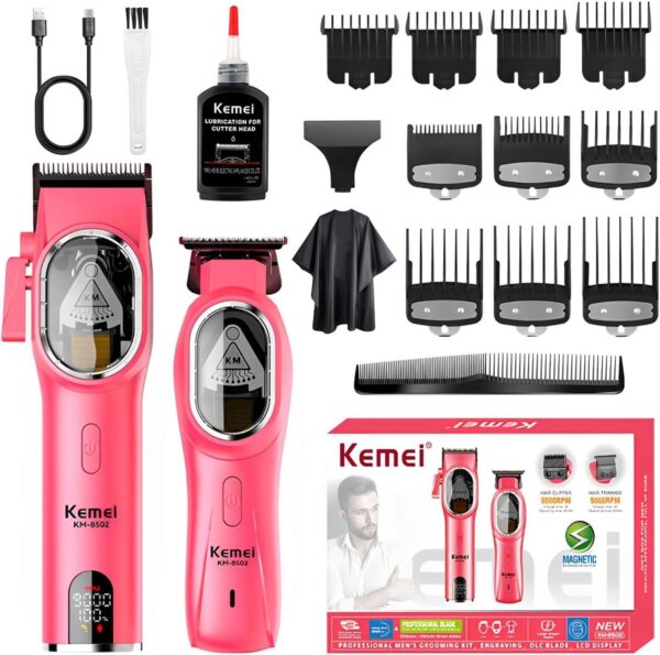 Km-8502 - ماكينة حلاقة كهربائية احترافية. قابله للشحن للرجال