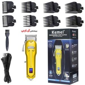 Km-9551  - ماكينة حلاقة كهربائية احترافية. قابله للشحن للرجال