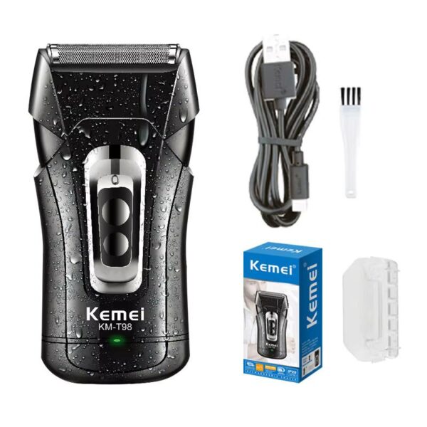 Km-T98 - ماكينة حلاقة كهربائية احترافية. قابله للشحن للرجال