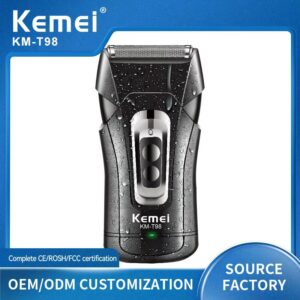 Km-T98 - ماكينة حلاقة كهربائية احترافية. قابله للشحن للرجال