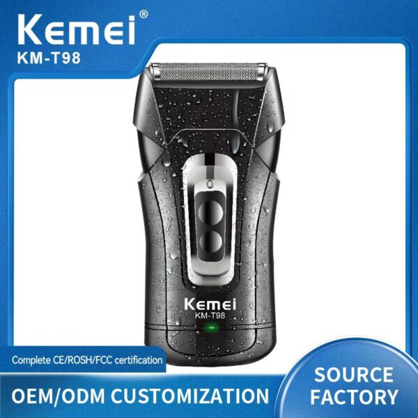 Km-T98 - ماكينة حلاقة كهربائية احترافية. قابله للشحن للرجال
