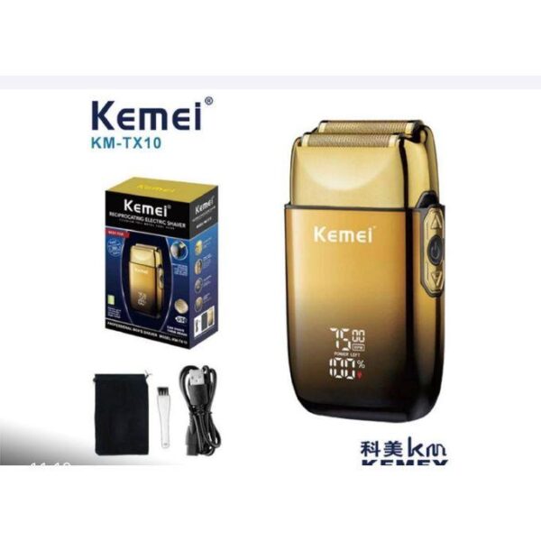 Km-Tx10 - ماكينة حلاقة كهربائية احترافية. قابله للشحن للرجال