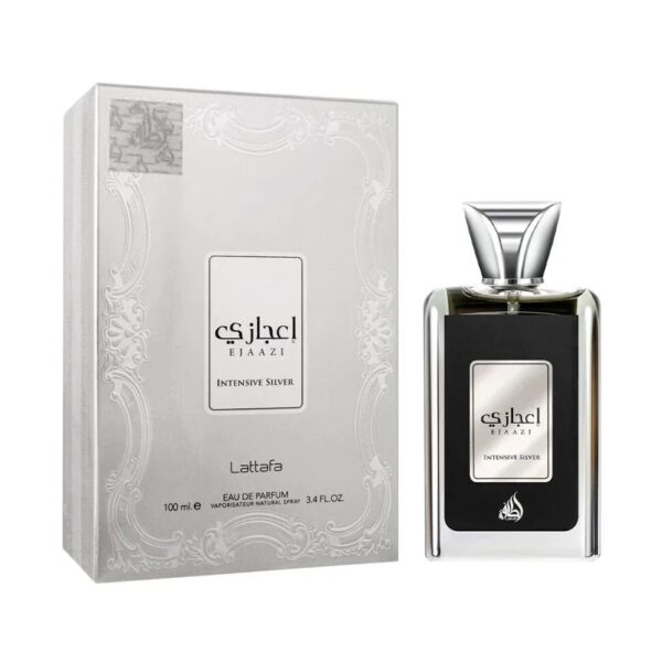 Lattafa عطر اجازي انتينسيف سيلفر او دي برفان من لطافه - للجنسين