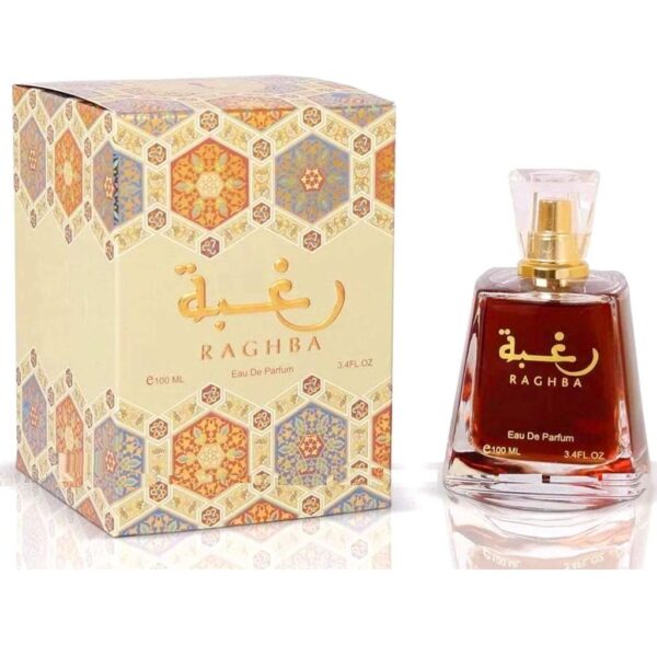 Lattafa عطر رغبة او دي بارفان + بخاخ رغبه من لطافه - للرجال