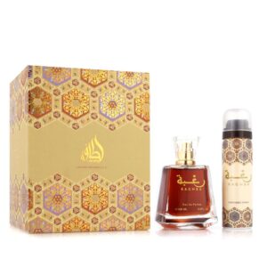 Lattafa عطر رغبة او دي بارفان + بخاخ رغبه من لطافه - للرجال
