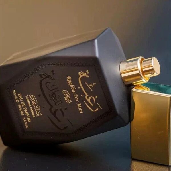 Lattafa عطر رغبة او دي بارفان + بخاخ رغبه من لطافه - للرجال