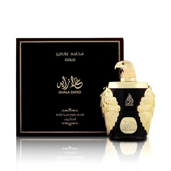 Mamlakat Al Oud ارض الخليج غلا زايد لوكشري جولد أو دي برفيوم من مملكة العود - للرجال