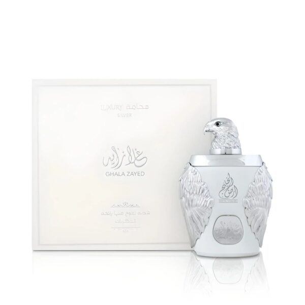 Mamlakat Al Oud عطر غلا زايد الفاخر الفضي أو دو برفيوم من مملكة العود - للجنسيين