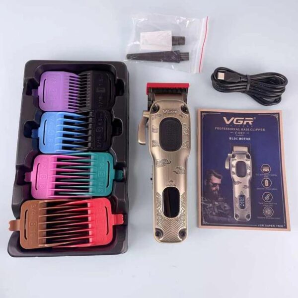 V-027 - ماكينة حلاقة كهربائية احترافية . قابله للشحن للرجال