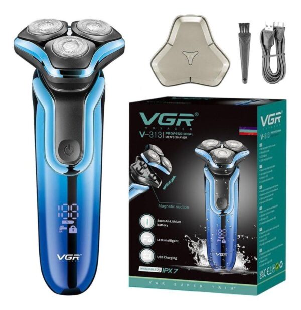 V-313 - ماكينة حلاقة كهربائية وتنعيم احترافية . قابله للشحن للرجال
