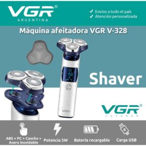 V-328 - ماكينة حلاقة كهربائية وتنعيم احترافية . قابله للشحن للرجال
