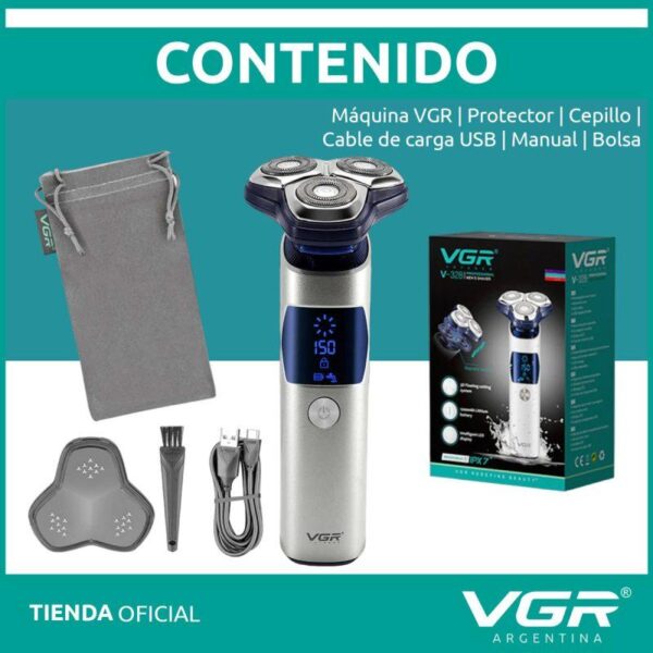 V-328 - ماكينة حلاقة كهربائية وتنعيم احترافية . قابله للشحن للرجال