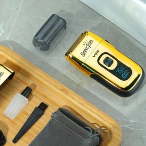 V-332 - ماكينة حلاقة كهربائية وتنعيم احترافية . قابله للشحن للرجال