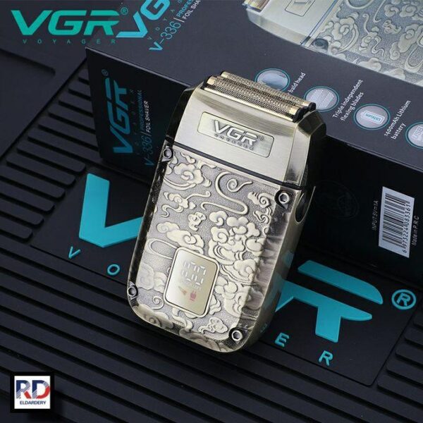V-336 - ماكينة حلاقة كهربائية وتنعيم احترافية . قابله للشحن للرجال