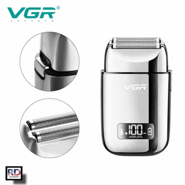 V-338 - ماكينة حلاقة كهربائية وتنعيم احترافية . قابله للشحن للرجال