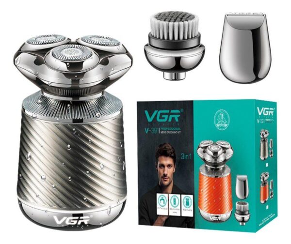 V-391 - ماكينة حلاقة كهربائية وتنعيم احترافية . قابله للشحن للرجال