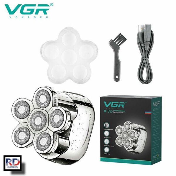 V-395 - ماكينة حلاقة كهربائية وتنعيم احترافية . قابله للشحن للرجال