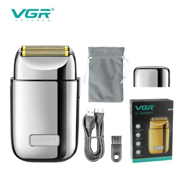 V-398 - ماكينة حلاقة كهربائية وتنعيم احترافية . قابله للشحن للرجال