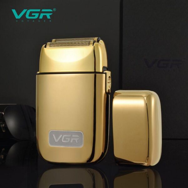 V-398 - ماكينة حلاقة كهربائية وتنعيم احترافية . قابله للشحن للرجال