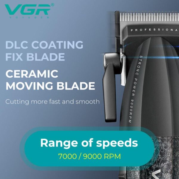 V-640- ماكينة حلاقة كهربائية احترافية. قابله للشحن للرجال