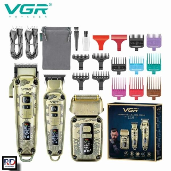 V-642- ماكينة حلاقة كهربائية احترافية. قابله للشحن للرجال