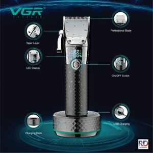 V-682 - ماكينة حلاقة كهربائية احترافية. قابله للشحن للرجال