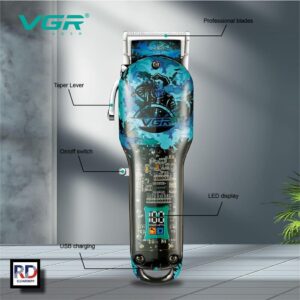 V-685 - ماكينة حلاقة كهربائية احترافية. قابله للشحن للرجال