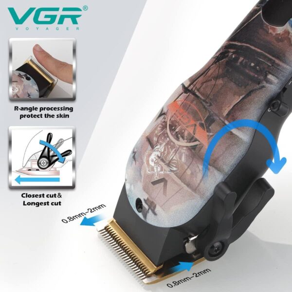 V-689 - ماكينة حلاقة كهربائية احترافية . قابله للشحن للرجال