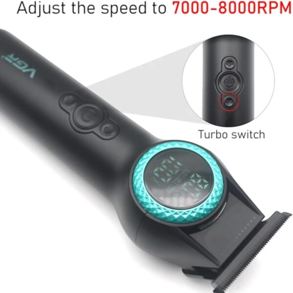 V-990 - ماكينة حلاقة كهربائية احترافية . قابله للشحن للرجال