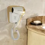 مجفف شعر كهربائي مثبت على الحائط في فندقى احترافي ، HG-666