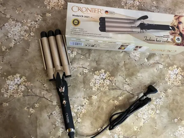 مكواة تجعيد الشعر كرونير بتصميم المانى - Cronier Cr-2021