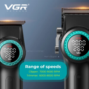طقم في جي ار ستيلس برو 4 في 1 - VGR Stepless Pro 4-in-1 طقم أسود