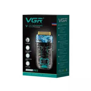ماكينة حلاقة VGR ذهبية قابلة للشحن - V-352 مكنه تنعيم