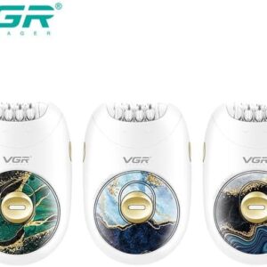 ماكينة إزالة الشعر VGR V-706 - 18 ملقط لاسلكي و70 دقيقة استخدام