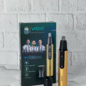 ماكينة حلاقة VGR قابلة للشحن - V-626 مكنه انف باللون الأزرق