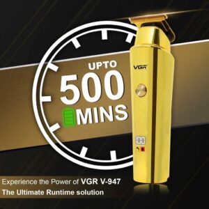 ماكينة حلاقة VGR متعددة الاستخدامات - V-947 مكنه بشفرات ستانلس ستيل وبطارية 2000 مللي أمبير