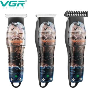 ماكينة حلاقة VGR للرجال - V-953 مكنه بشفرات ستانلس ستيل ومحرك 6000 RPM