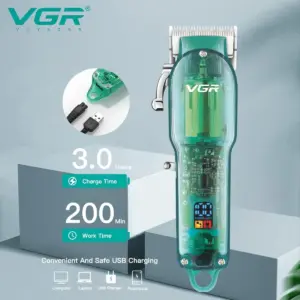 ماكينة حلاقة VGR متعددة الاستخدامات - V-660 مكنه باللون الأخضر