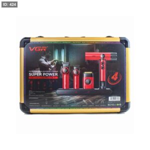 طقم في جي ار ستيلس برو 4 في 1 - VGR Stepless Pro 4-in-1 طقم أحمر