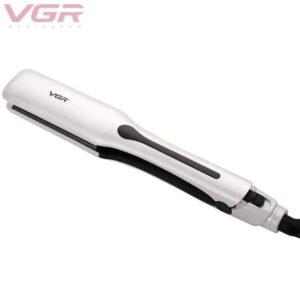 مكواة فرد الشعر الاحترافية VGR V-556 - سيراميك متطور، لوح عريض 38 مم، وشاشة LED