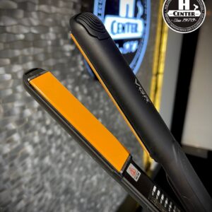مكواة شعر VGR-500 الاحترافية - سيراميك بدرجة حرارة تصل إلى 1080 فهرنهايت، 5 إعدادات رقمية، لفرد وتجعيد الشعر بتقنية Uniform Heat، لون أسود/فضي