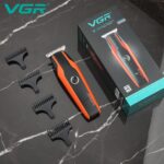 ماكينة حلاقة VGR V-999 اللاسلكية الاحترافية - موتور ثنائي، بطارية ليثيوم 120 دقيقة، أمشاط توجيه، للرجال والعائلة والحيوانات الأليفة