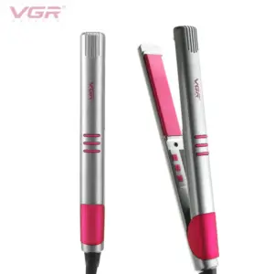 مكواة الشعر VGR 580 الاحترافية - تسخين فائق السرعة، شاشة ديجيتال، ألواح سيراميك بتقنية Uniform Heat لحماية وتصفيف مثالي