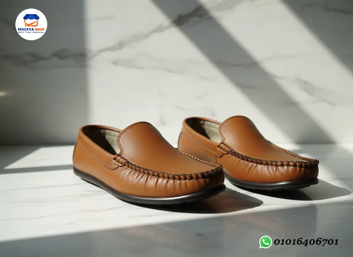 👞 جزمة جلد كلاسيك فاخرة