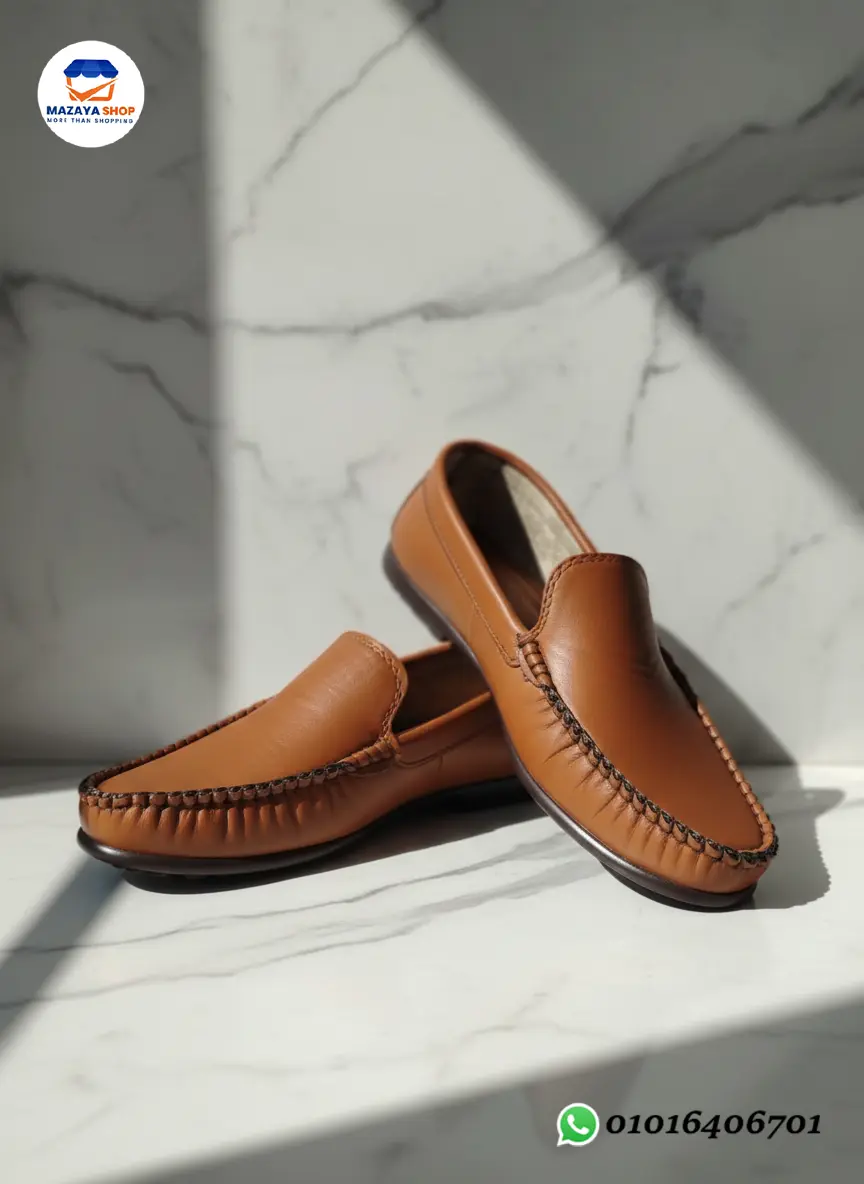 👞 جزمة جلد كلاسيك فاخرة