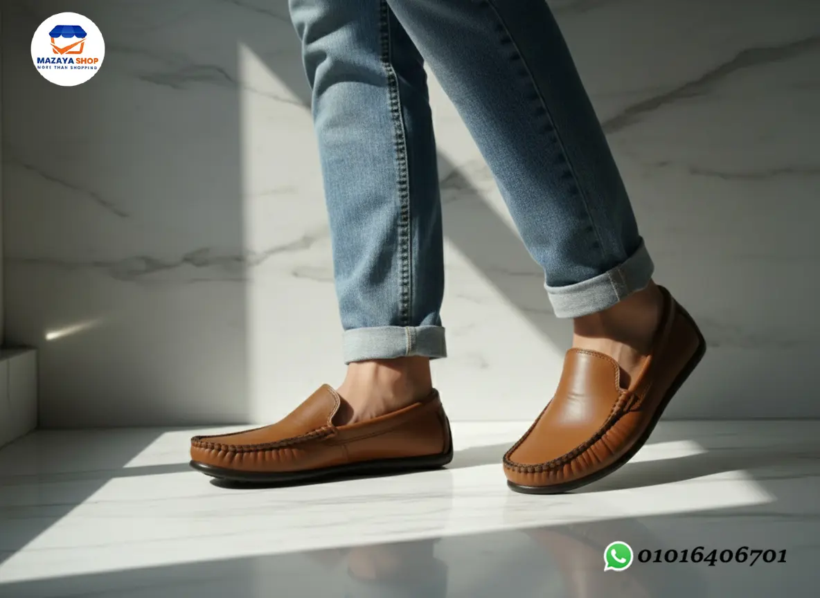 ⁦👞 جزمة جلد كلاسيك فاخرة⁩ - الصورة ⁦21⁩
