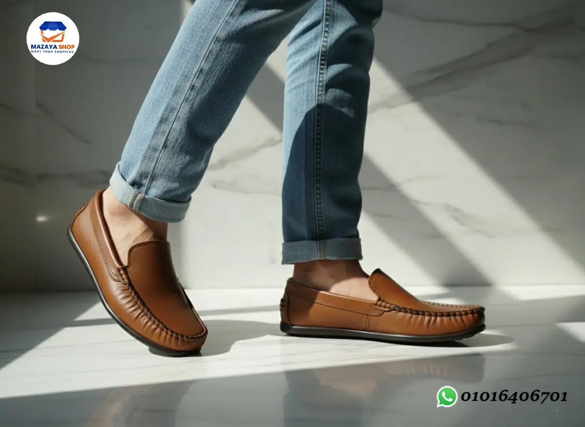 ⁦👞 جزمة جلد كلاسيك فاخرة⁩ - الصورة ⁦20⁩