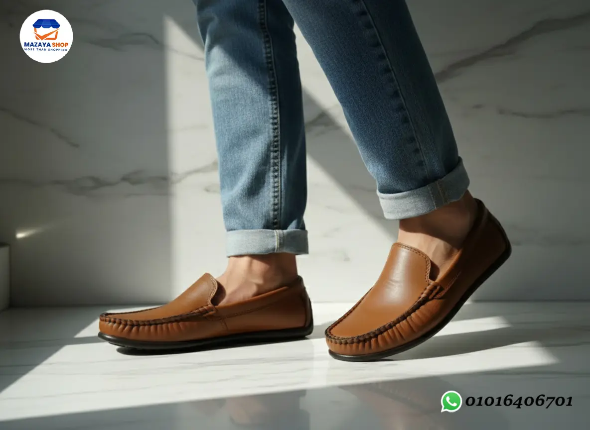 ⁦👞 جزمة جلد كلاسيك فاخرة⁩ - الصورة ⁦19⁩