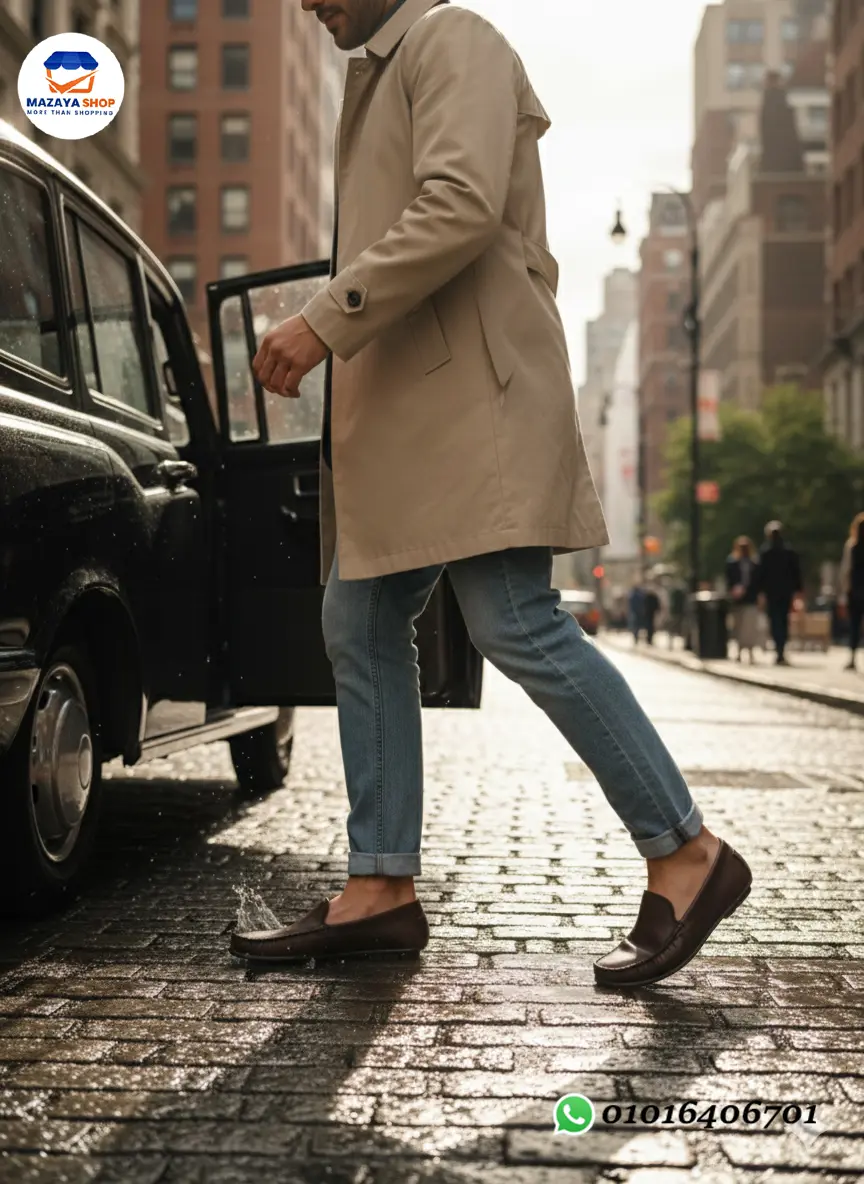 ⁦👞 جزمة جلد كلاسيك فاخرة⁩ - الصورة ⁦25⁩