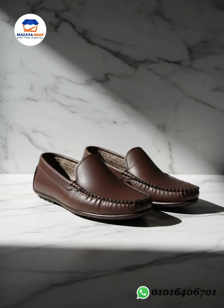 👞 جزمة جلد كلاسيك فاخرة